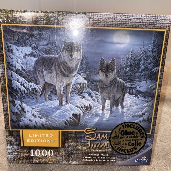 Limited Editions Moonlight Watch Sam Timm 1000 Piece Jigsaw Puzzle New Sealed - Picture 1 of 6